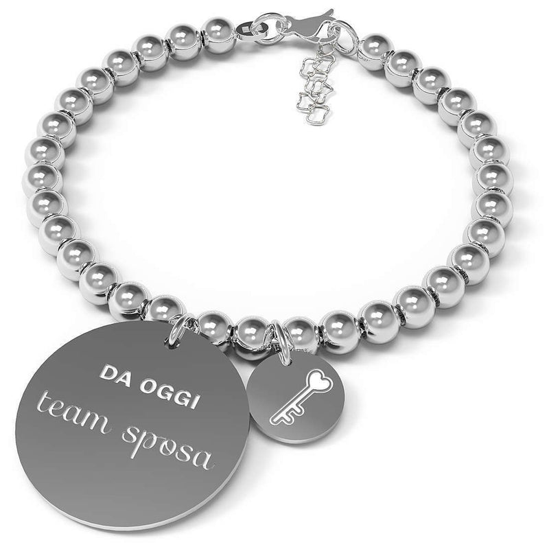 10 Buoni Propositi Bracciale Donna B5175 " Da Oggi Team Sposa"