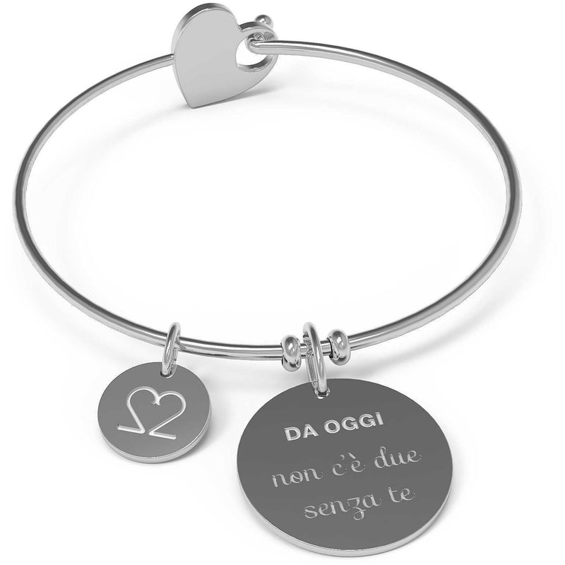 10 Buoni Propositi Bangle Secret Medal B5326 Da Oggi Non C'e' Due Senza Te