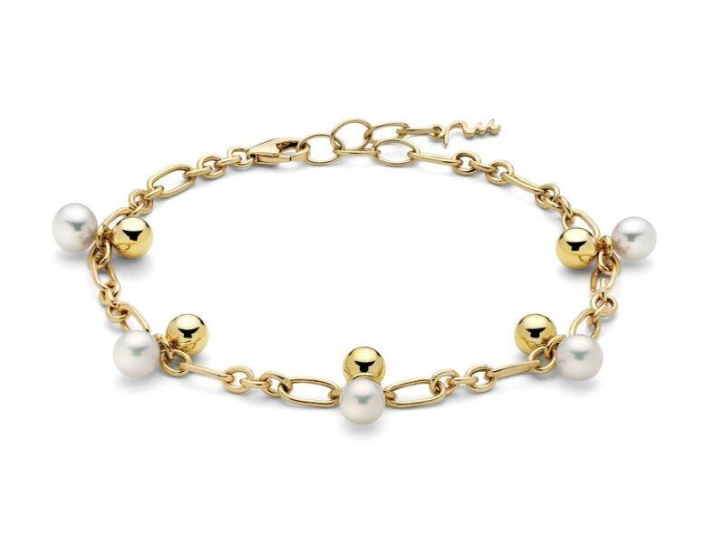 Miluna Sogno Di Perle Bracciale Donna Con Perle Coltivate E Argento 925 Pbr3238g Nuovo Garanzia Italia
