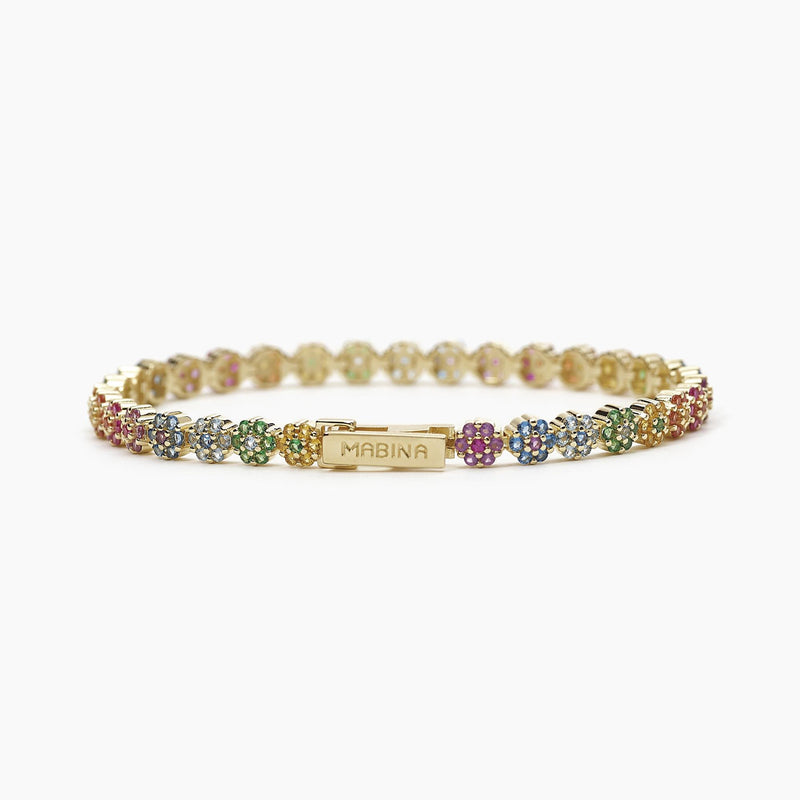 Mabina Gioielli Fior Fiore Bracciale Argento 925 Referenza 533560-m Medium