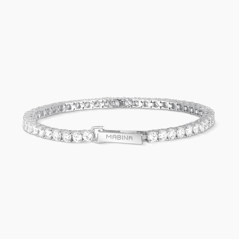 Mabina Gioielli Tennis Club Tennis Argento 925 Referenza 533020-S Nuovo