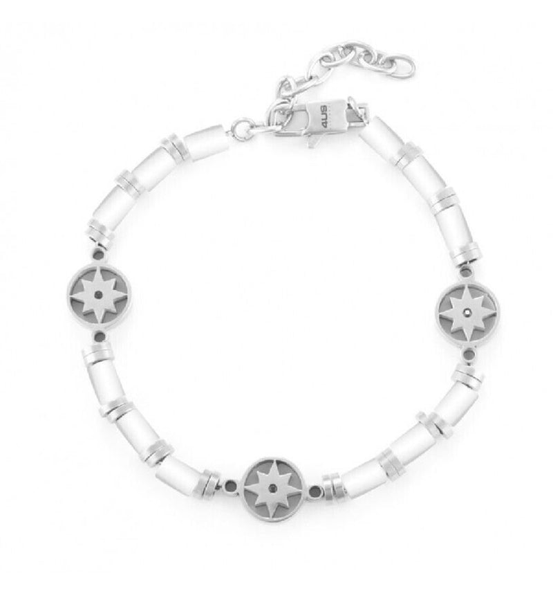 4us Cesare Paciotti Bracciale Acciaio E Ceramica Uomo 4UBR6814
