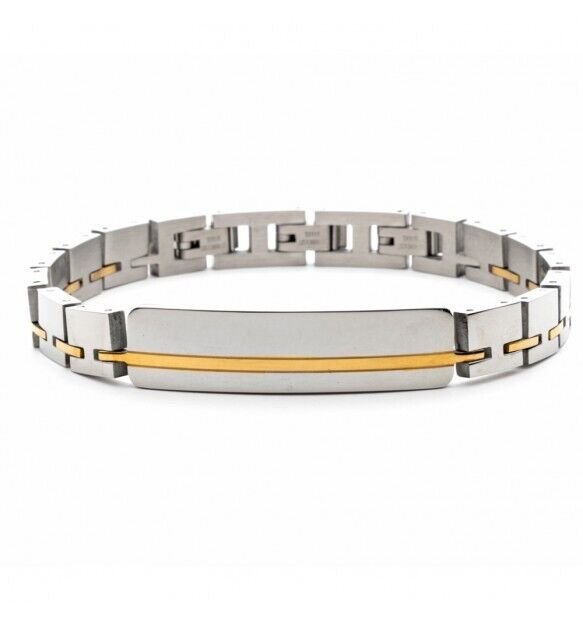 4us Cesare Paciotti Bracciale Uomo Acciaio 4ubr5644 Nuovo