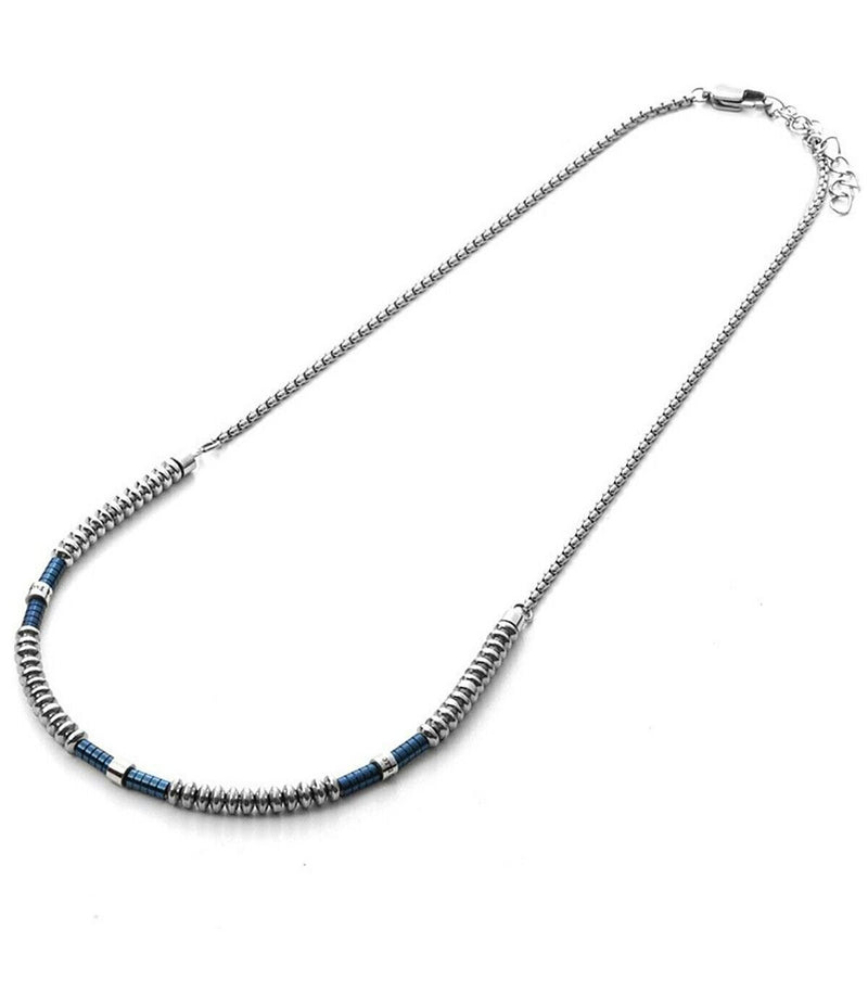 4US Cesare Paciotti Coil Collana Uomo Acciaio 4ucl3137