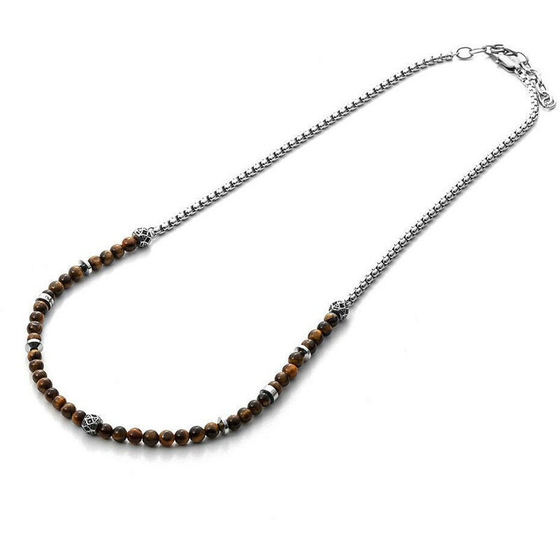 4US Cesare Paciotti Historical Collana Uomo Acciaio, 4ucl3124 Nuova