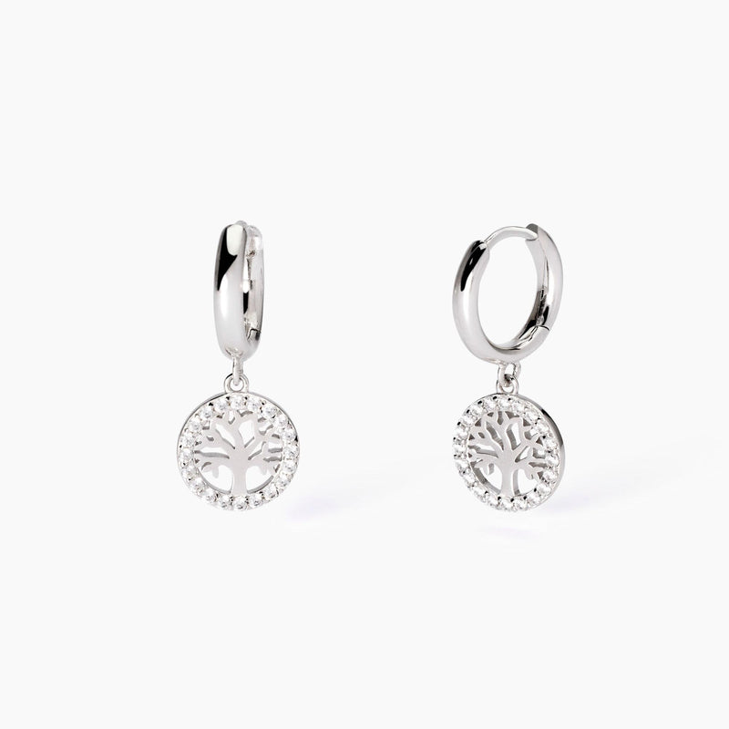 Mabina Gioielli Albero Della Vita Orecchini in Argento 925 Referenza 563811 Garanzia Ufficiale