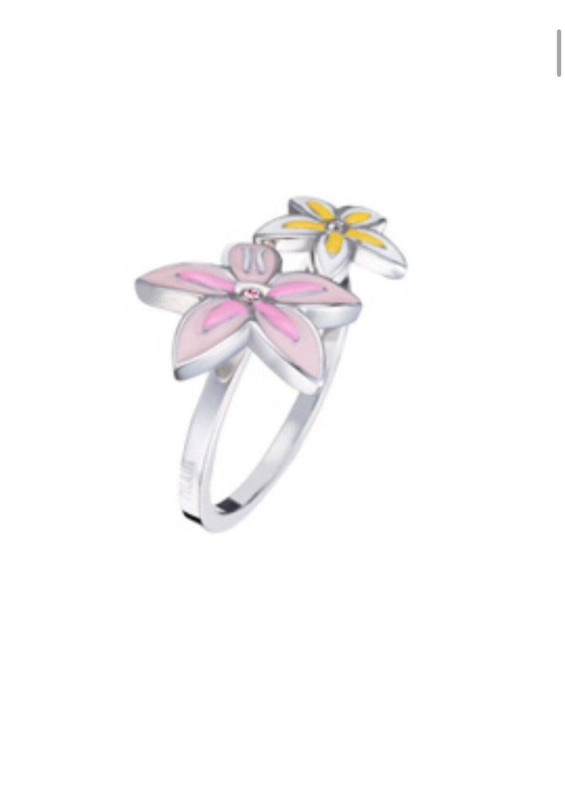 Alviero Martini Prima Classe Flower Street Anello Donna Nuovo