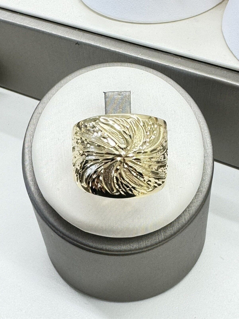 Anello Donna Fascione In Oro Giallo 18kt Totolo 750 Grammi 6,16