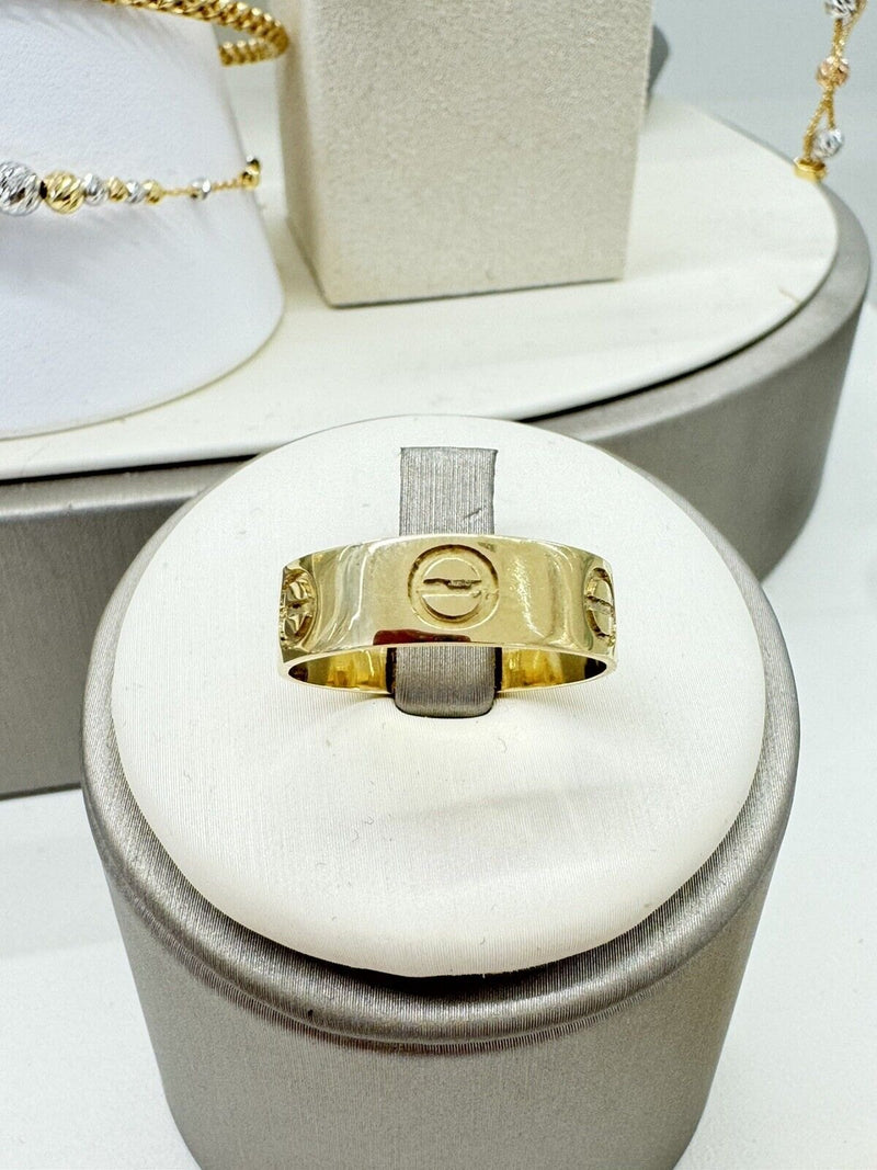 Anello Donna in Oro Giallo 18kt Titolo 750 Peso Grammi 3,49 Dito 16
