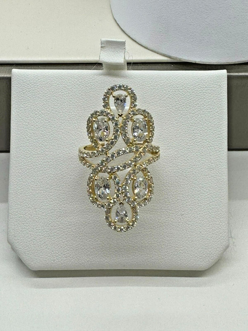 Anello Donna, Oro Giallo 18kt Titolo 750 Misura Dito 20 Grammi 6,33 Nuovo