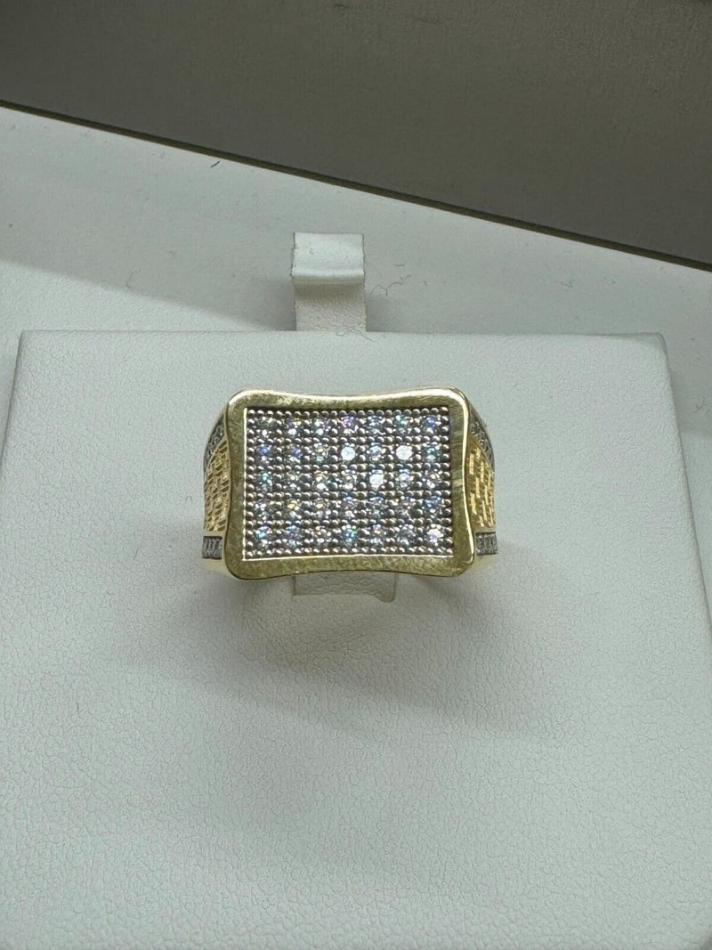 Anello Uomo Oro Giallo 18kt Titolo 750 Misura Dito 24 Grammi 6,68 Nuovo