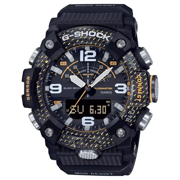 Casio G-shock Mudmaster Giallo Emergenza GG-B100Y-1AER Garanzia Italia