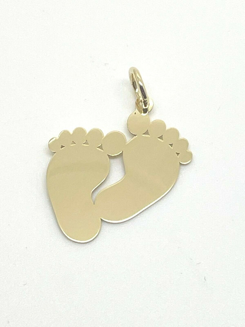 Ciondolo In Oro Giallo 18kt Piedini Titolo 750 Grammi 1,05
