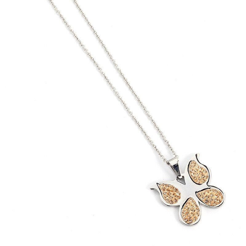 Collana Boccadamo Mya Farfalle Acciaio E Strass Fagr05