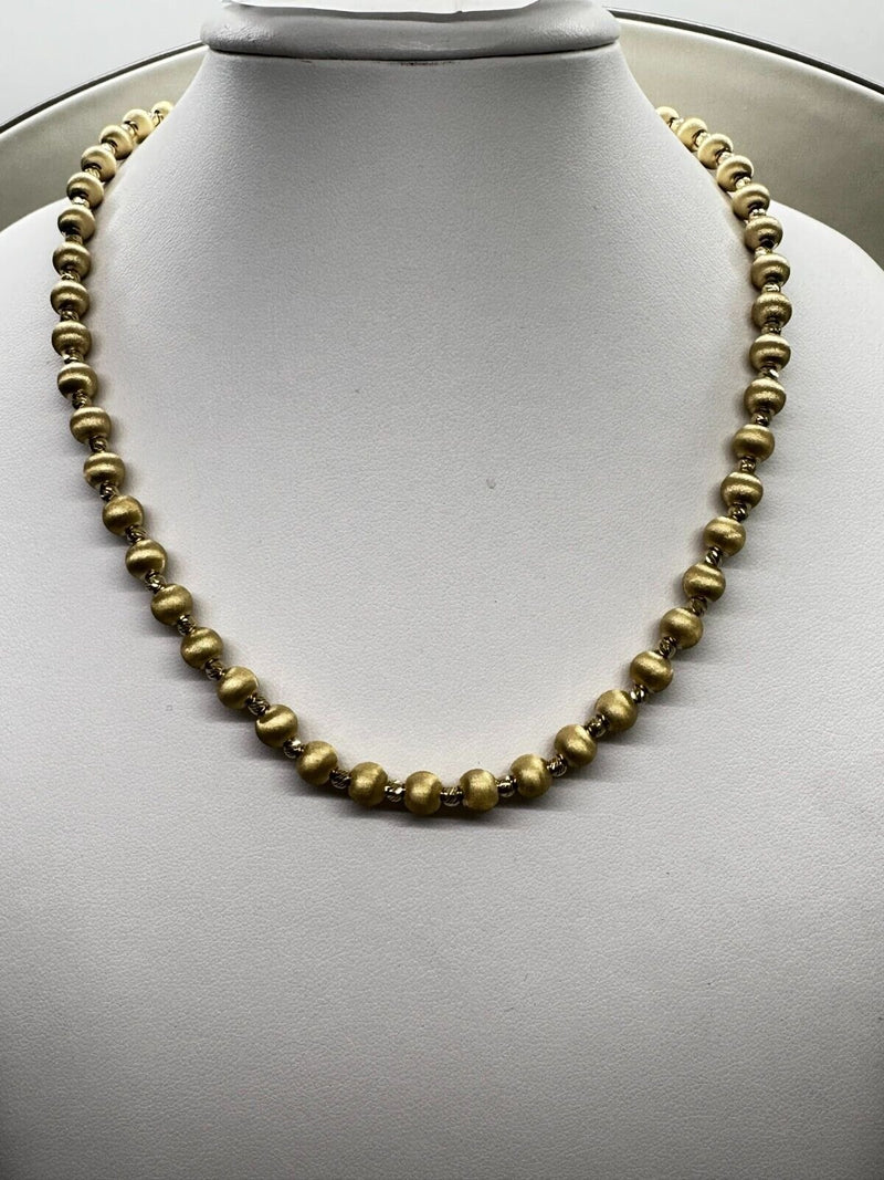 Collana Donna Oro Giallo 18kt Titolo 750 Grammi 12,45 Nuova