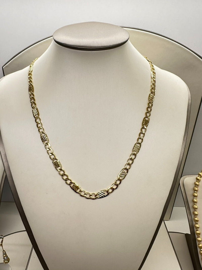 Collana Uomo Oro Giallo 18kt Titolo 750 Grammi 12,02 Nuova
