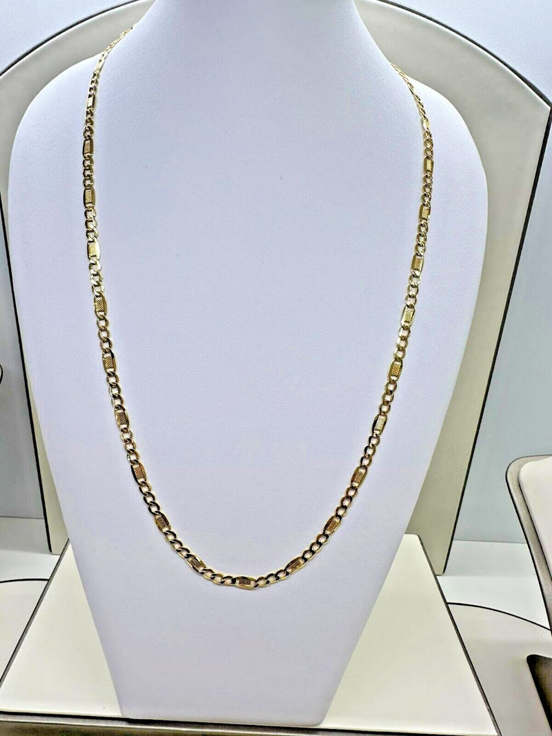 Collana Uomo Oro Giallo 18kt Titolo 750 Grammi 7,69 Nuova