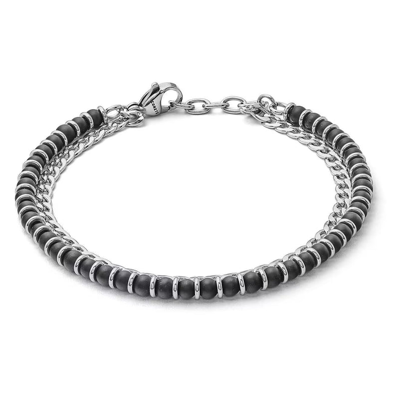 Comete Gioielli District Bracciale Uomo Ubr1020 Nuovo Garanzia Ufficiale