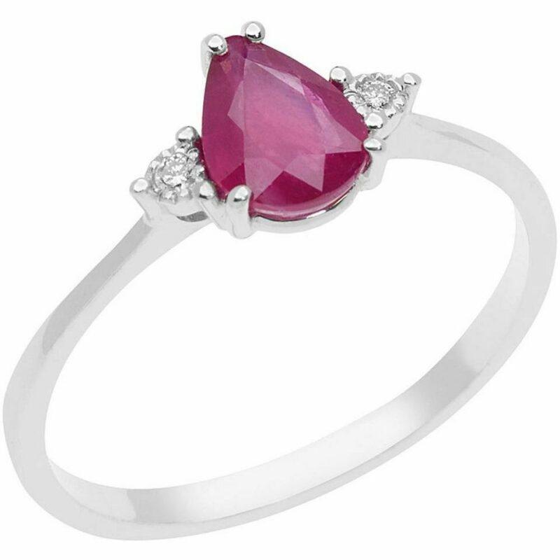 Comete Gioielli Mille E Una Notte Anello Donna Con Rubino ANB2487