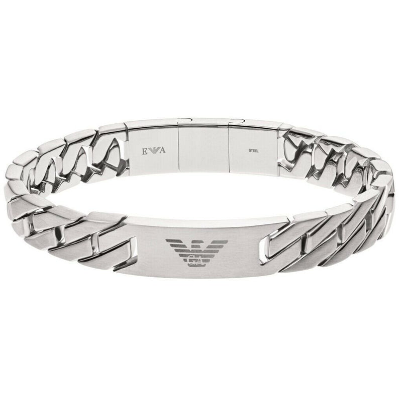 Emporio Armani Logo Essential Bracciale Uomo EGS2435040 Garanzia Italia