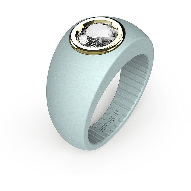 Hip Hop Bon Bon Anello Hj0180 - Ring Blue Haze Small