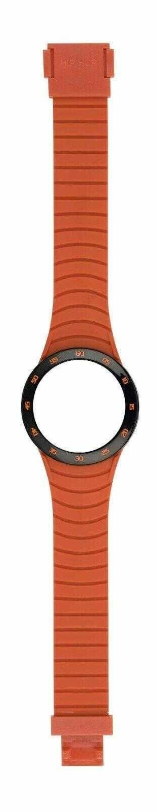 Hip Hop Metal Solare Rust Cinturino Per Cassa Da 42 Mm Hbu0773 Nuovo