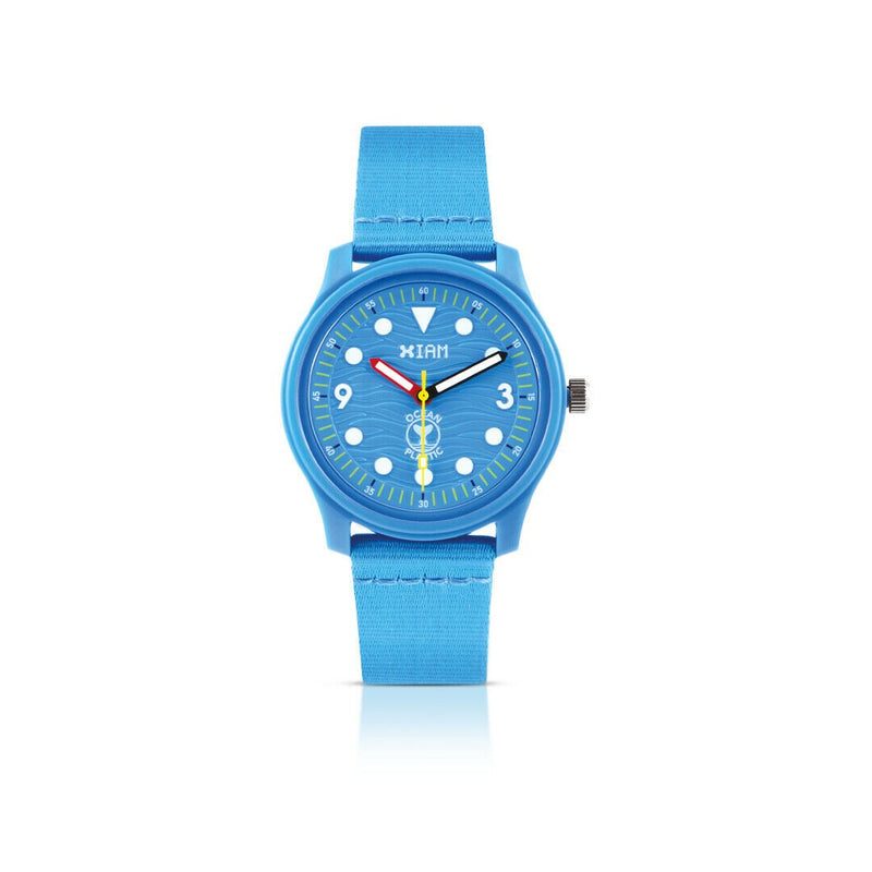 IAM Orologio Solo Tempo Uomo In Plastica Riciclata Referenza Iam-362 Turquoise