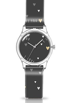 Jacob Mille Watch Love Orologio+Pochette Unisex Quarz Nuovo