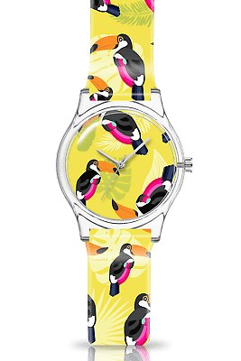 Jacob Mille Watch Tropical Orologio + Pochette Unisex Quarz Nuovo