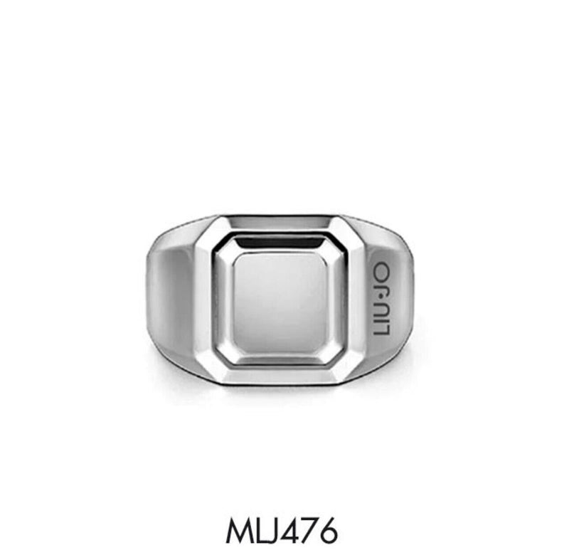 Liu Jo Anello Uomo In Acciaio Mlj476m24 Misura Dito 24 Nuovo