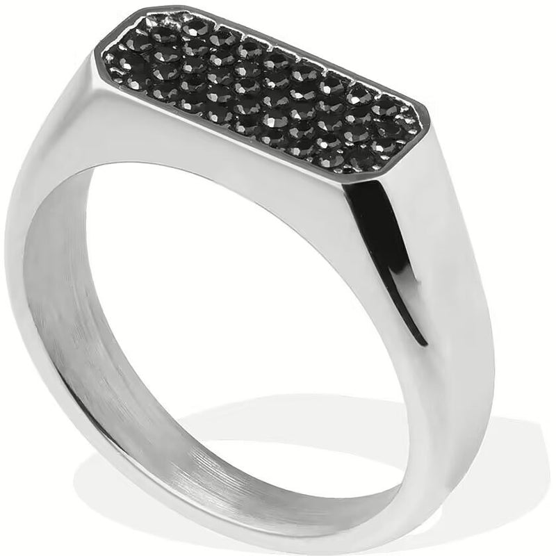 Liu Jo Anello Uomo in Acciaio MLJ534M28 Misura Dito 28 Nuovo
