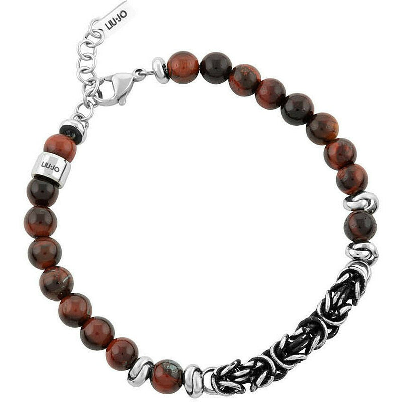 Liu Jo Bracciale Uomo In Acciaio Mlj282 Nuovo