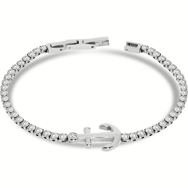 Liu Jo Bracciale Uomo Tennis E Ancora In Acciaio Mlj506 Nuovo