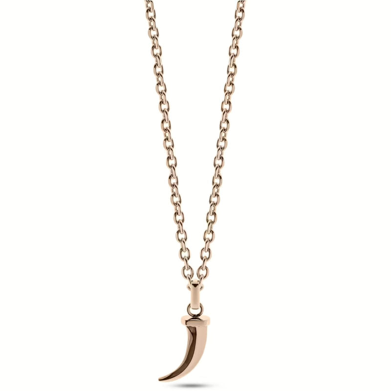 Liu Jo Collana Uomo Pvd Oro Rosa Acciaio Mlj465 Nuova
