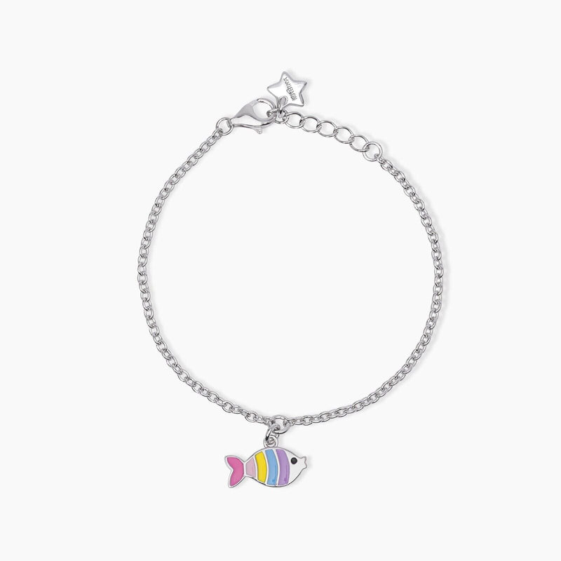 Mabina Junior Corallino Pesciolino Bracciale Bimba 533677 Argento 925