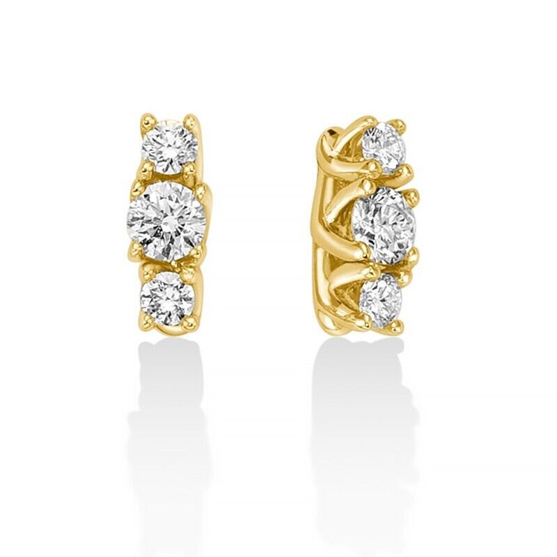 Miluna Trilogy Orecchini Oro Giallo 18kt E Diamanti Referenza ERD2704G-028