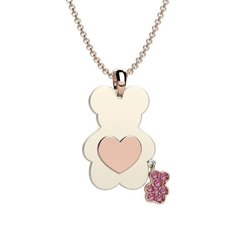 Nanan Collana Donna Bimba Oro Rosa 9kt Titolo 375 Ngio0016 Nuova