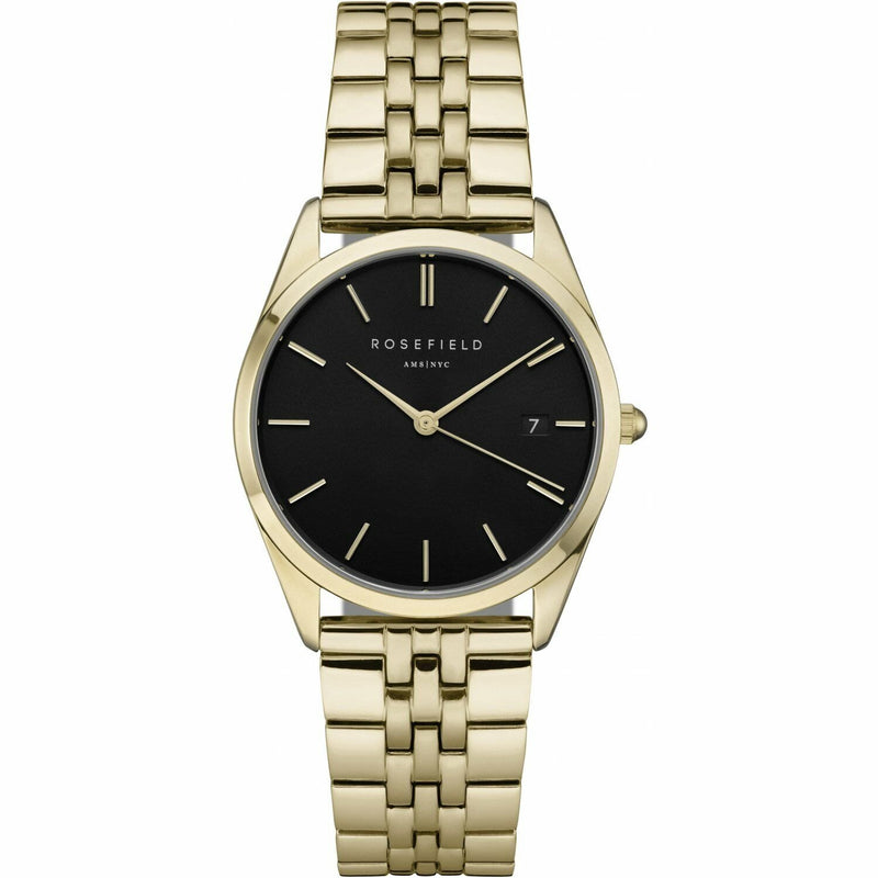 Rosefield The Ace Orologio Donna Solo Tempo Acbkg-a13 Garanzia Italia
