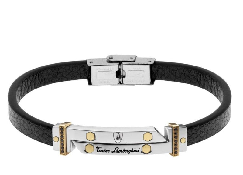 TONINO LAMBORGHINI JEWELRY Bracciale Uomo Referenza TL0042 Nuova