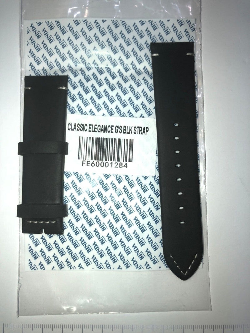 Tribe Cinturino Pelle Nero Per Orologi Modelli Classic Elegance Nuovo