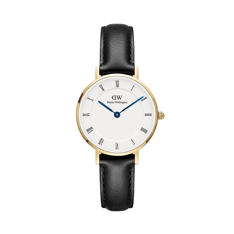 Daniel Wellington Petite Roman Numerals Sheffield Gold Referenza Dw00100686 Cassa Da 28 Mm Garanzia Ufficiale