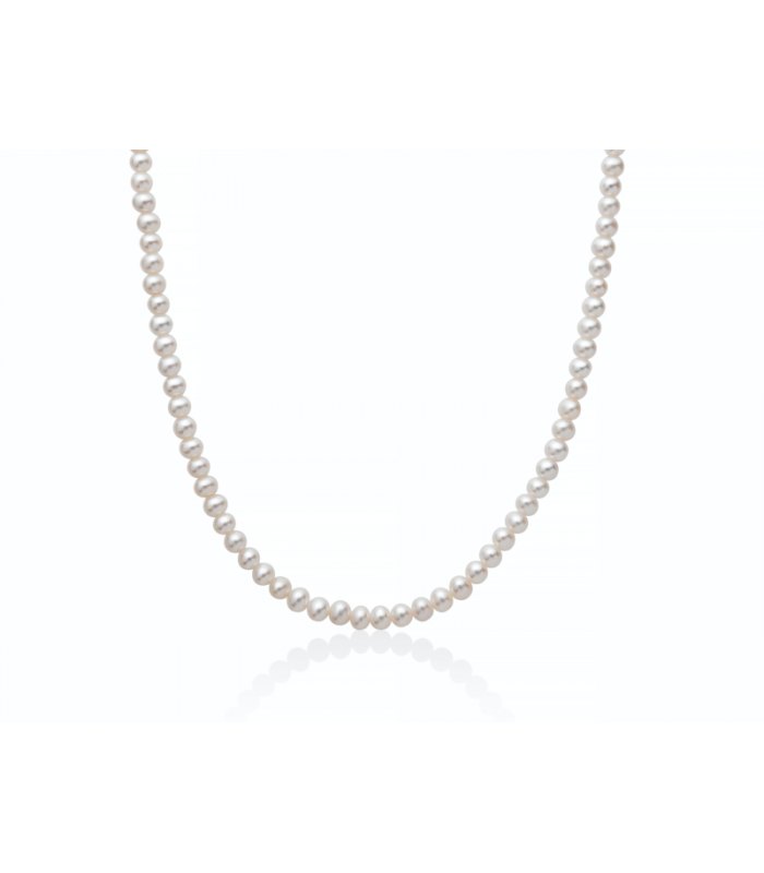 Miluna Collana Donna Argento 925 E Perle Naturali Referenza Pcl6309