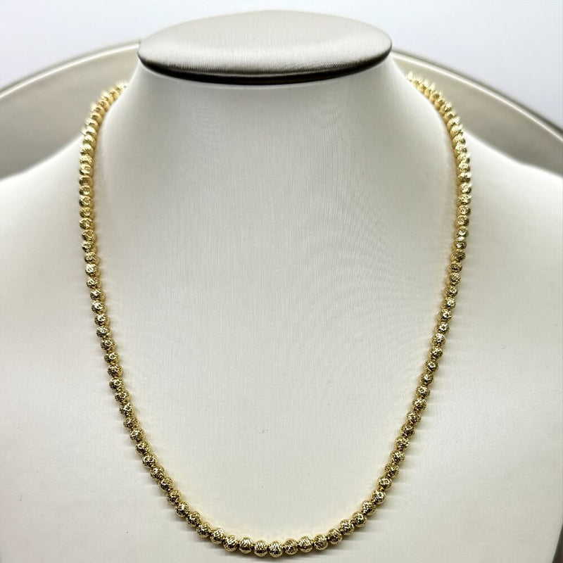 Collana Donna Oro Giallo 18kt Titolo 750 Grammi 8,89