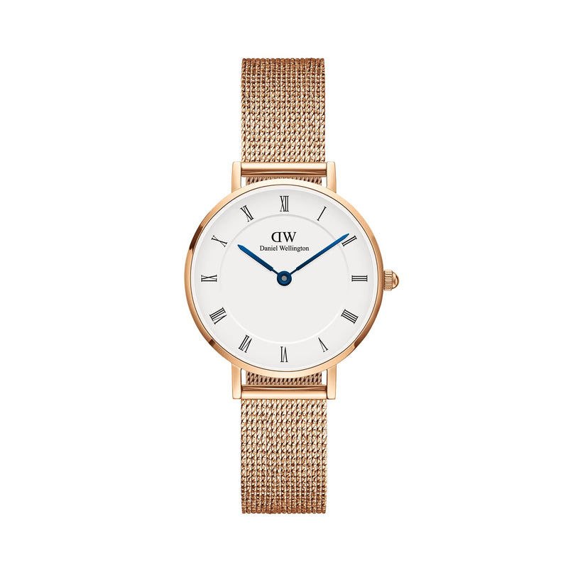 Daniel Wellington Petite Roman Numerals Melrose Referenza Dw00100681 Cassa Da 28 Mm Garanzia Ufficiale