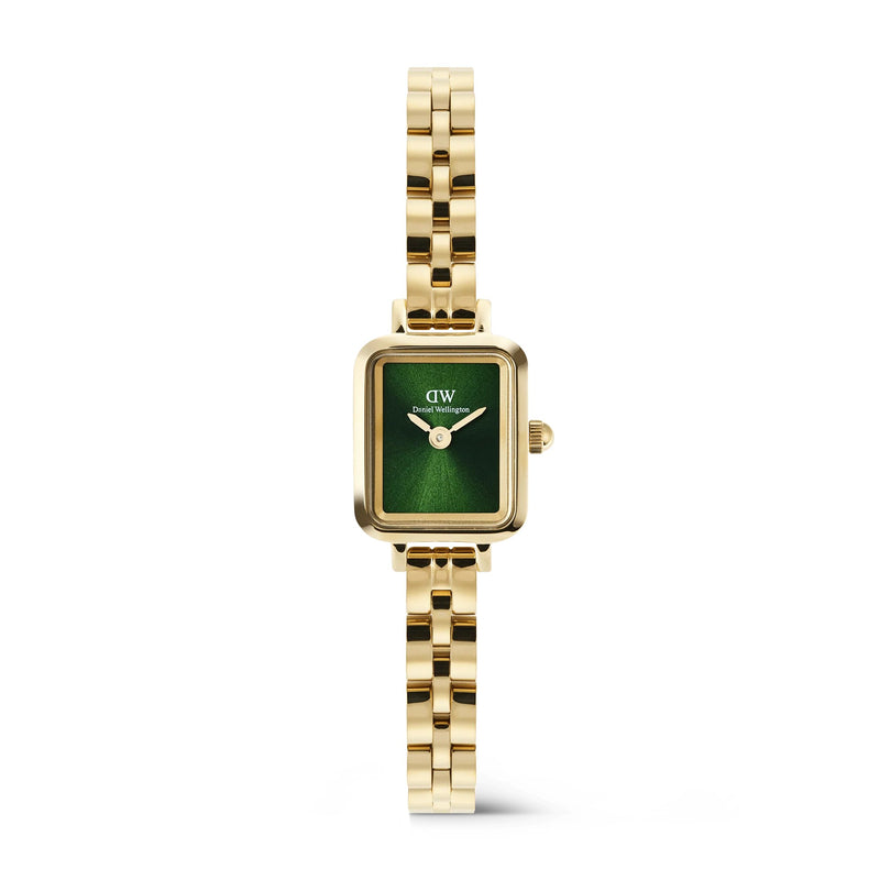 Daniel Wellington Quadro Mini Arch 3-link Emerald Sunray Gold Orologio Donna Referenza DW00100852 Garanzia Ufficiale Italia