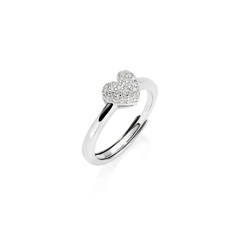 AMEN ANELLO MINI CUORE ARGENTO 925 REFERENZA RHBOBBZ2 NUOVI