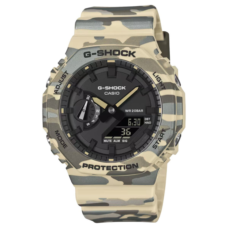 CASIO G-SHOCK CLASSIC CARBON CORE GUARD GA-2100CM-5AER NUOVO GARANZIA ITALIA