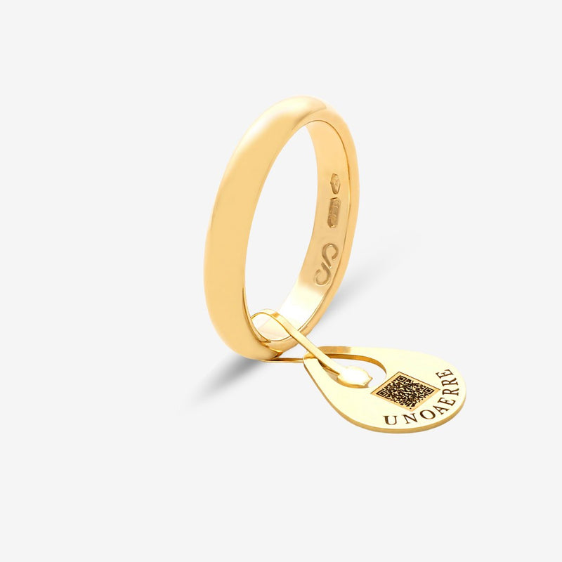 FEDE COMODA PERSEMPRE UNOAERRE ORO GIALLO 18KT GRAMMI 5,90 CIRCA ABC 1
