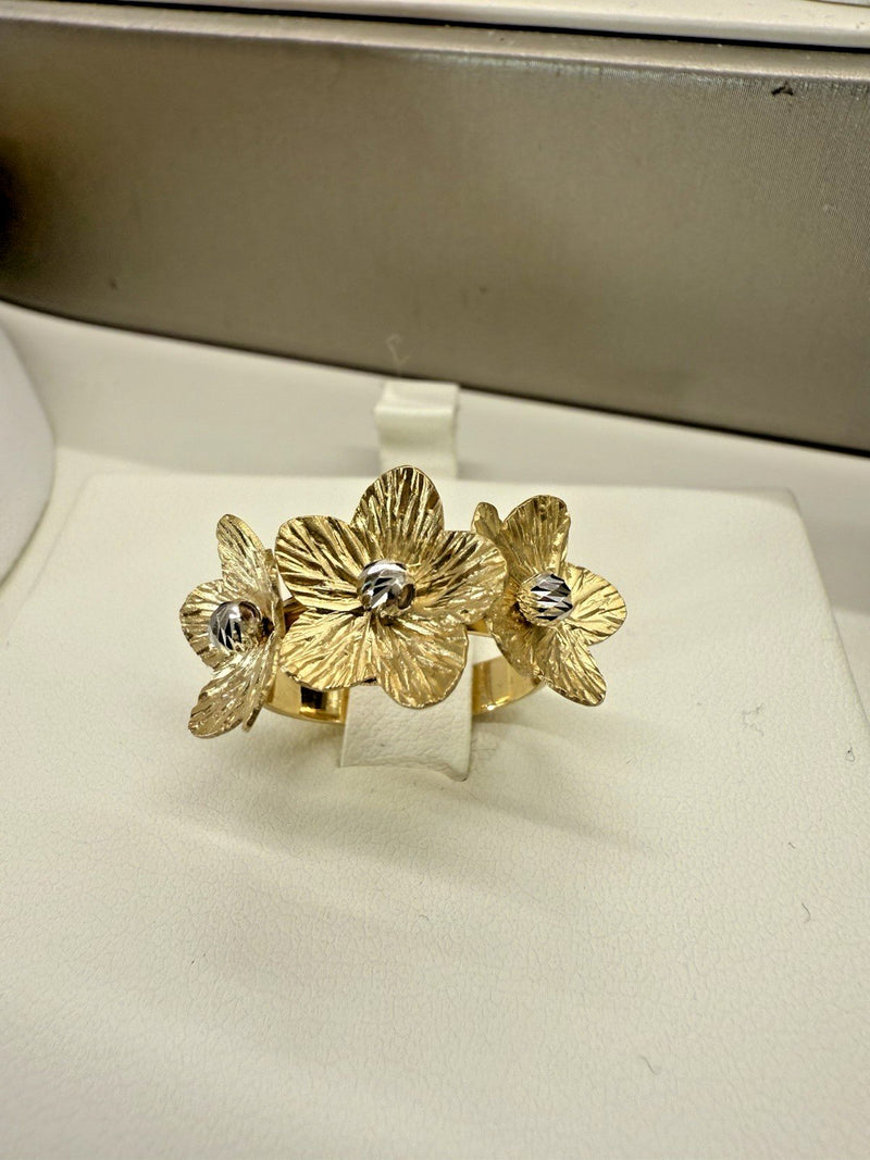 ANELLO DONNA IN ORO GIALLO MARIA DE TONI 18KT GRAMMI 4,86 MISURA 15