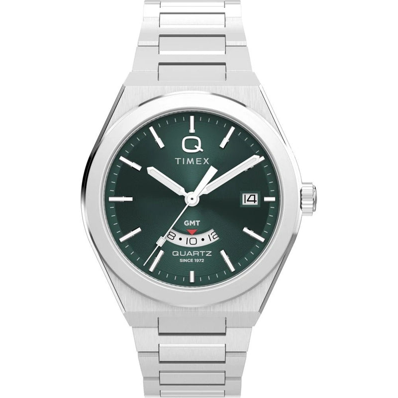 TIMEX CONTINENTAL GMT UOMO SOLO TEMPO QUARZ REFERENZA TW2Y24800 NUOVO